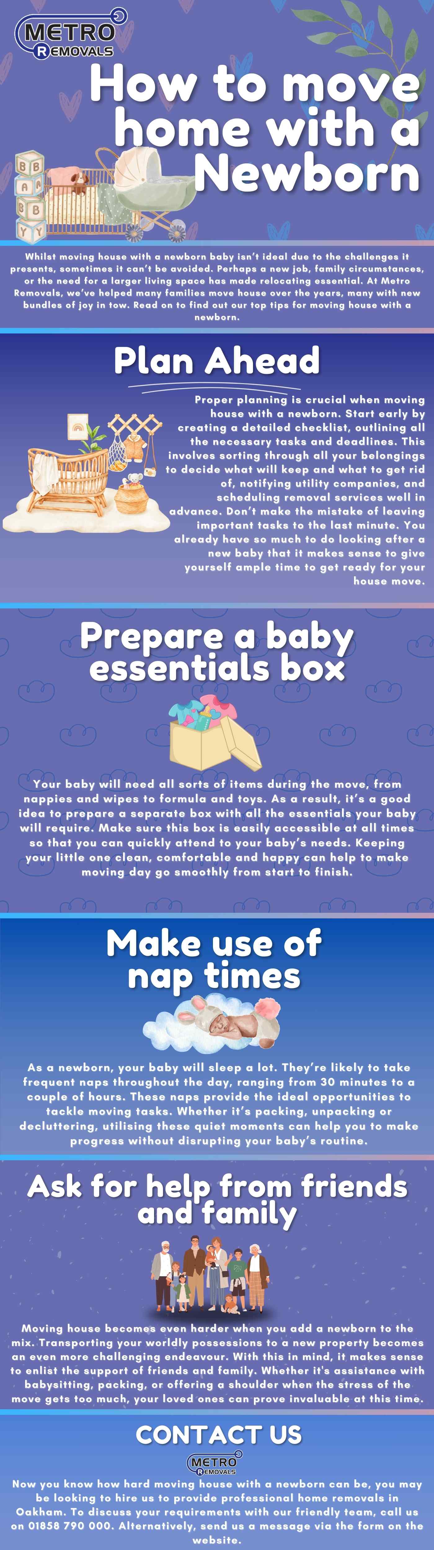 how to move home with a newborn